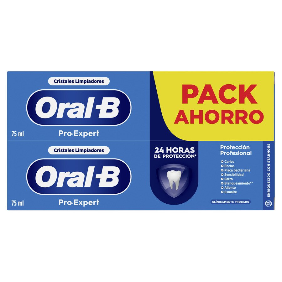 Dentífrico ORAL-B Pro Expert protección profesional 2x75 ml