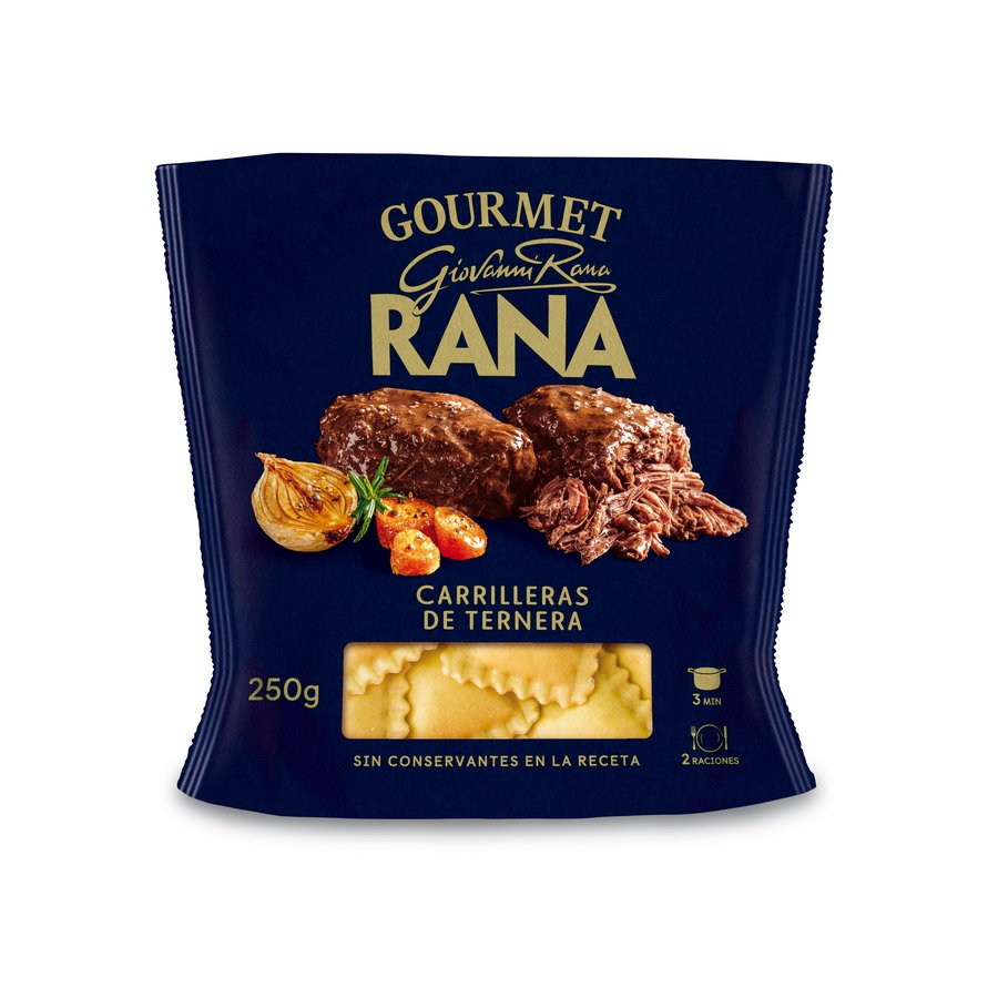 Ravioli carrilleras de ternera RANA Gourmet 250 g