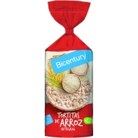 Tortiñas de arroz integral BICENTURY 130 g