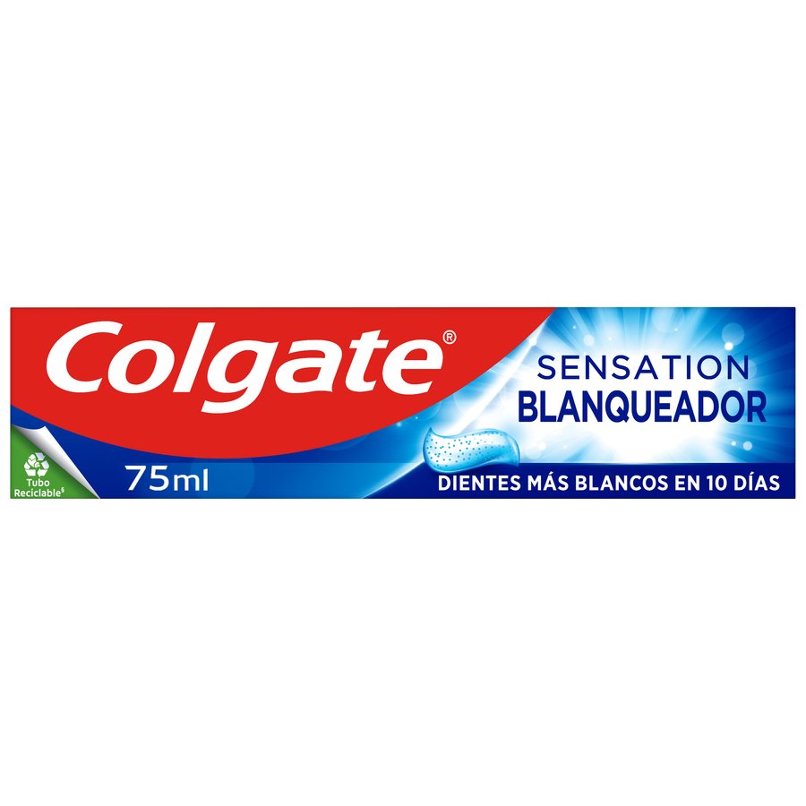 Dentífrico COLGATE Sensation blanqueador crema 75 ml