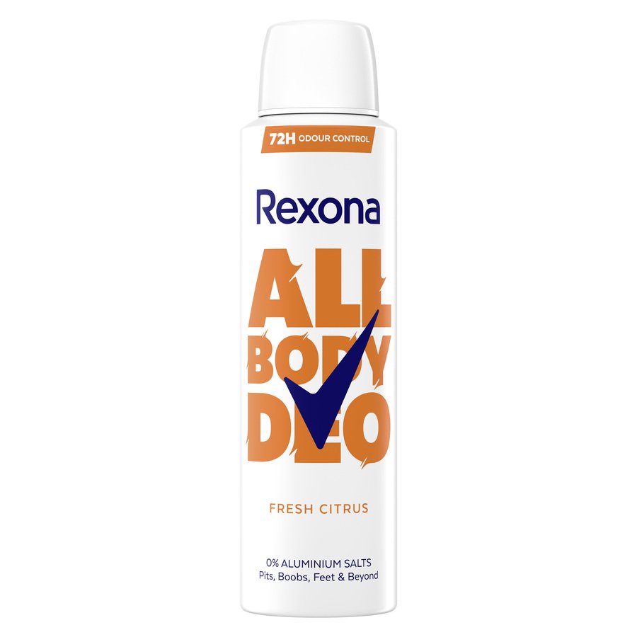 Desodorante REXONA all body fresh citrus spray 150 ml