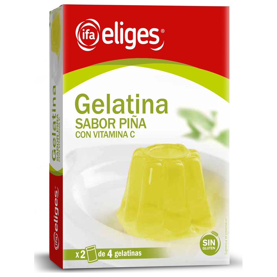 Gelatina de piña IFA ELIGES sin gluten 2 sobres 170 g