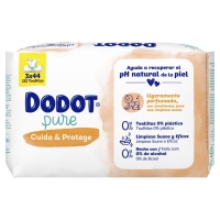 Toallitas DODOT Pure Cuida & Protege 3 x 44 unidades