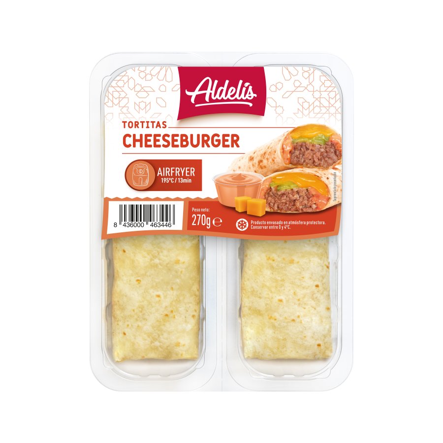 Tortitas ALDELIS Cheeseburger 270 g