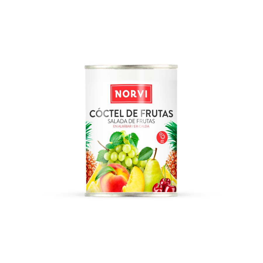Cóctel de frutas NORVI 240 g pne.