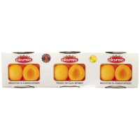 Melocotón en almíbar ALCURNIA pack 3 x 115 g pne.