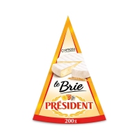 Queso brie PRESIDENT cuña 200 g