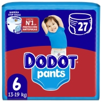 Pañal aprendizaje DODOT Pants talla 6 27 unidades