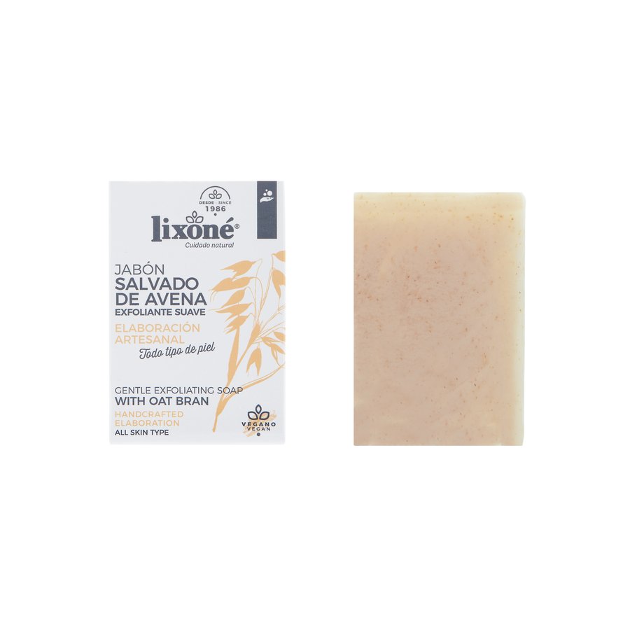 Jabón exfoliante LIXONE elaboración artesanal pastilla 125 g