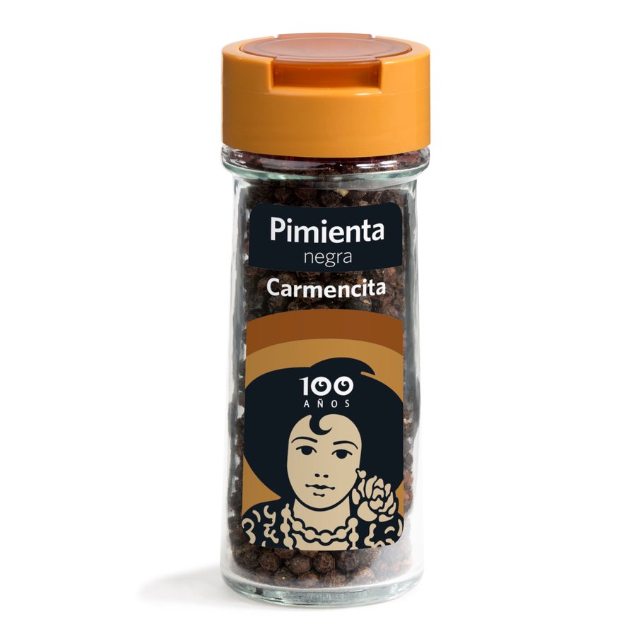 Pimienta negra en grano CARMENCITA frasco 47 g