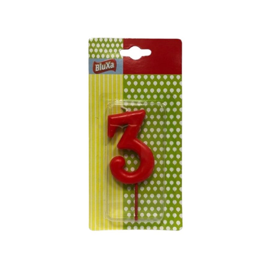 Vela aniversario número 3