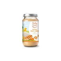 Alimento infantil BABY CUAC verduras polo e arroz tarro 250 g