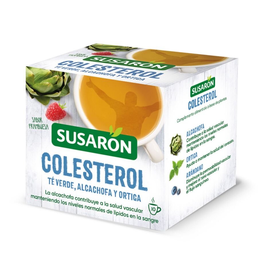Infusión SUSARON colesterol sabor frambuesa 10 unidades