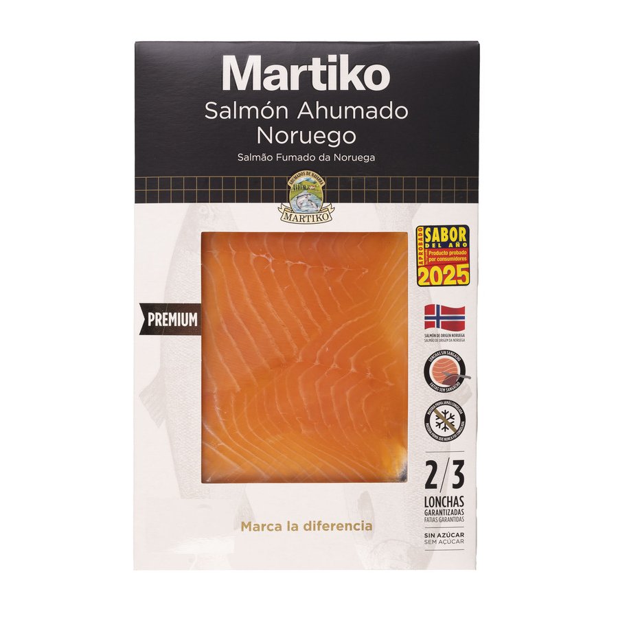 Salmón ahumado MARTIKO Noruego sin sangacho 80 g