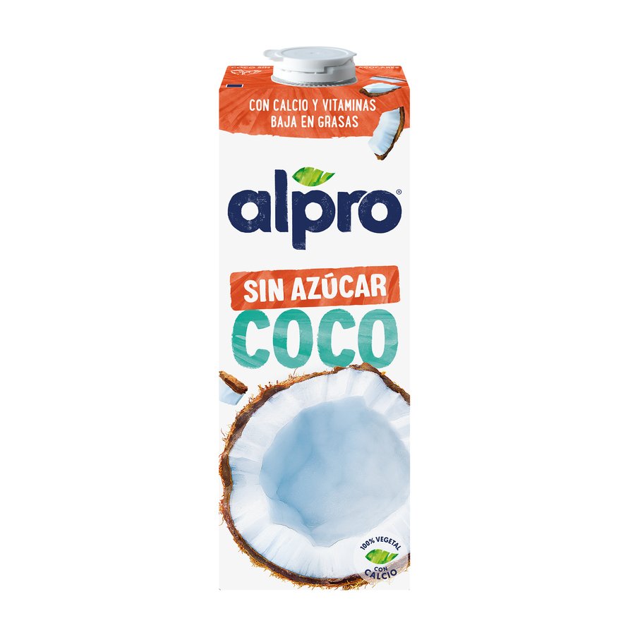 Bebida de coco ALPRO sin azúcar brik 1 l