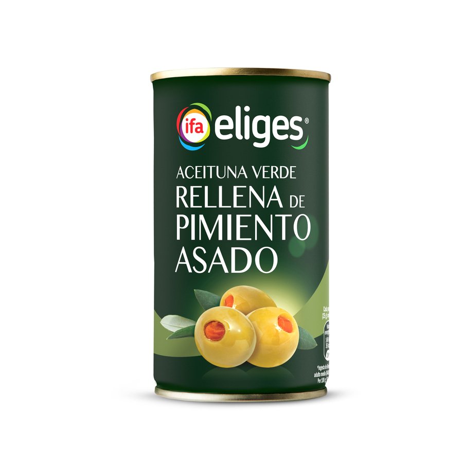 Aceituna rellena de pimiento IFA ELIGES lata 150 g pne.