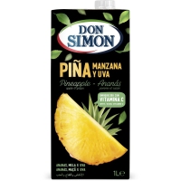 Zumo piña-uva-manzana DON SIMON  brik 1 l