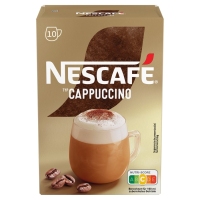 Café soluble NESCAFE Cappuccino natural estuche 10 x 14 g