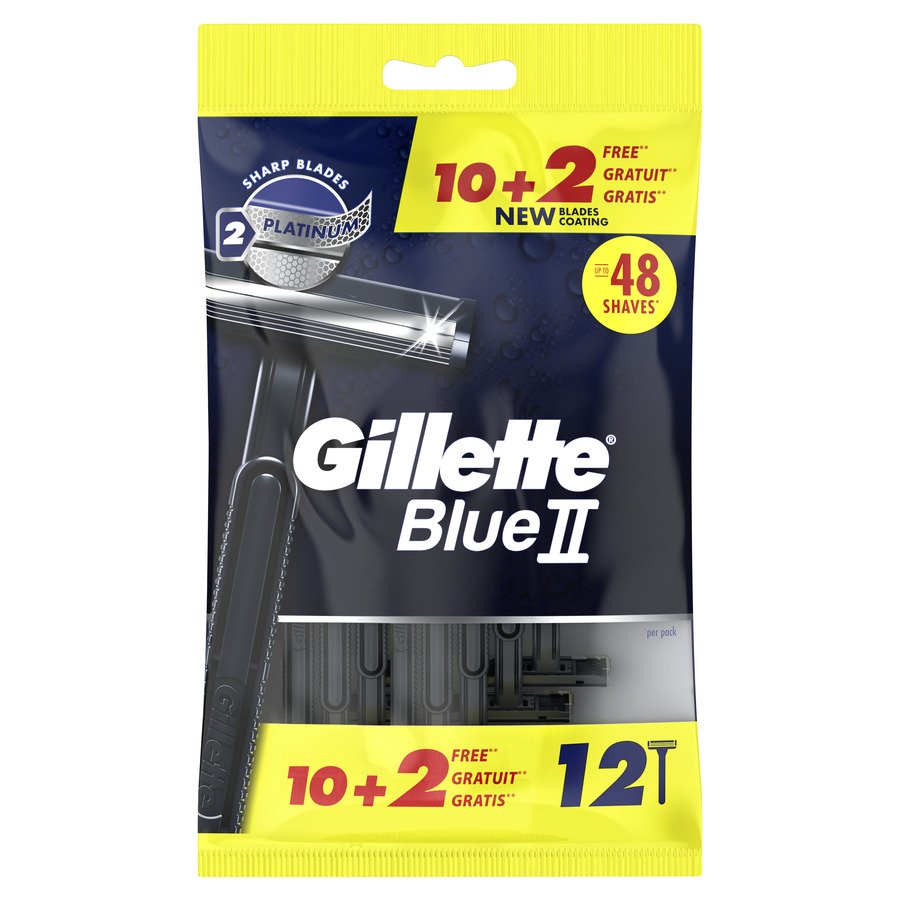 Maquinillas desechables GILLETTE blue II fija pack 10 unidades