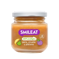 Alimento infantil SMILEAT tres froitas eco tarriño 130 g