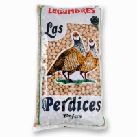 Garbanzos pedrosillanos LAS PERDICES ROJAS bolsa 1 kg