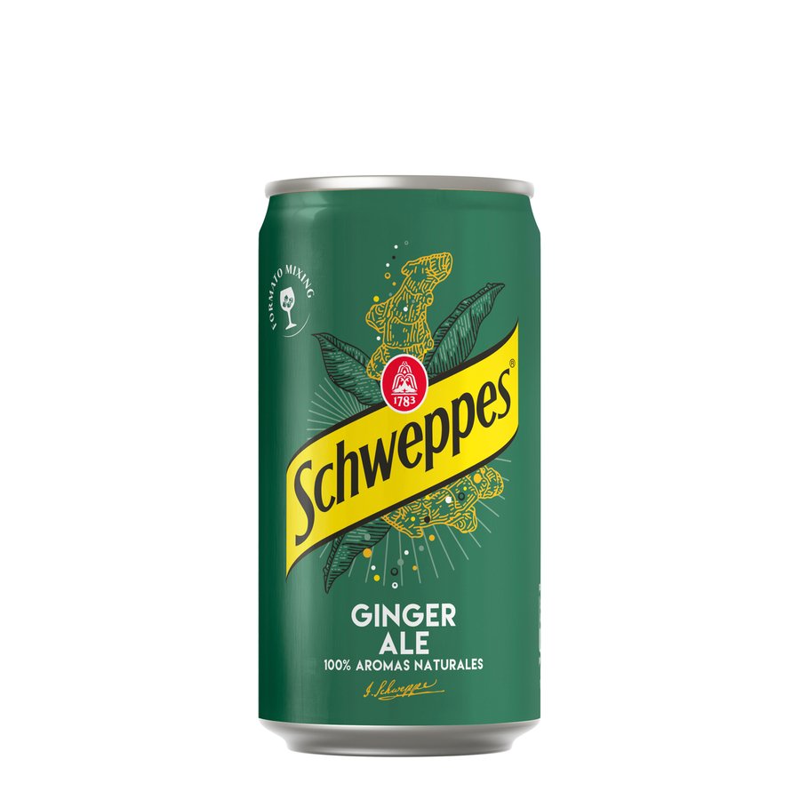 Refresco SCHWEPPES Ginger Ale lata 25 cl