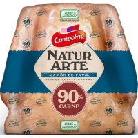 Xamón de pavo CAMPOFRIO Naturarte 90% carne quilo