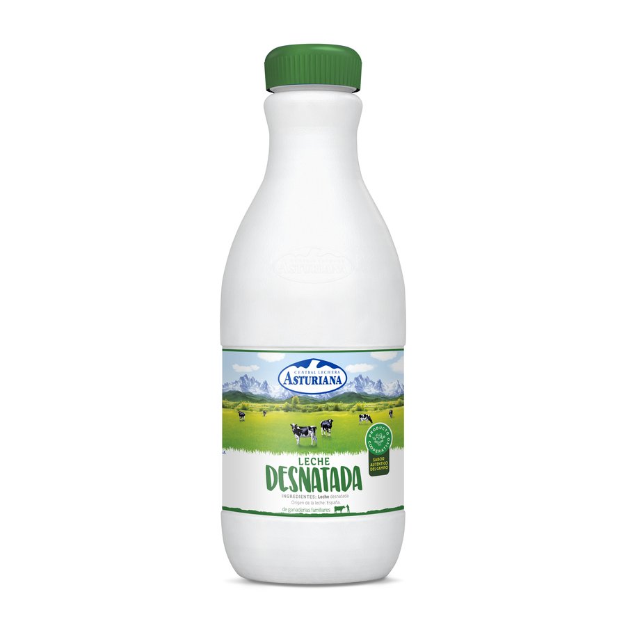 Imagen de Leche desnatada C.L.ASTURIANA botella 1,5 l