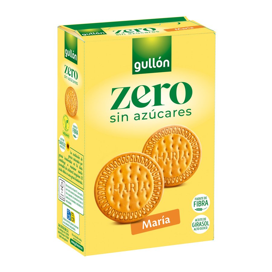 Galletas maría GULLON Zero sin azúcares caja 400 g