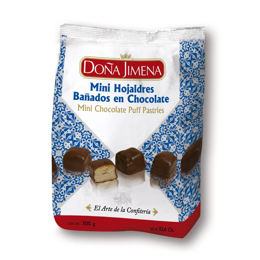 Mini hojaldres bañados choco DOÑA JIMENA 350 g