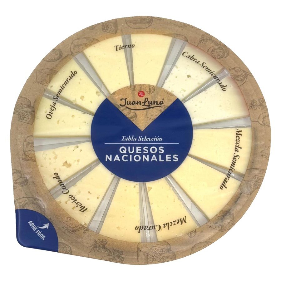 Tabla de quesos nacionales JUAN LUNA 200 g