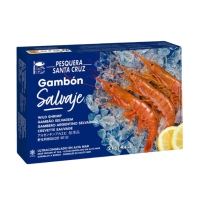 Gamba vermella arxentina salvaxe conxelada crúa PESQUERA SANTA CRUZ 20/30 L2 estoxo 2 kg pn.