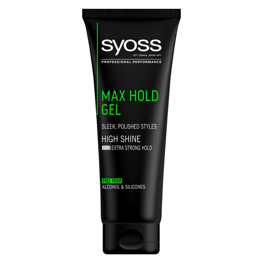 Gel fijador SYOSS max hold efecto mojado 250 ml