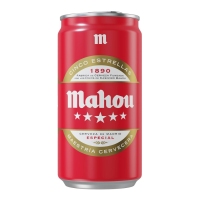 Cerveza MAHOU 5 estrellas lata 25 cl