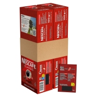 Café soluble NESCAFE descafeinado estuche 100 sobres 2 g