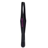 Pinza negra recta pavon 7,5 cm BETER