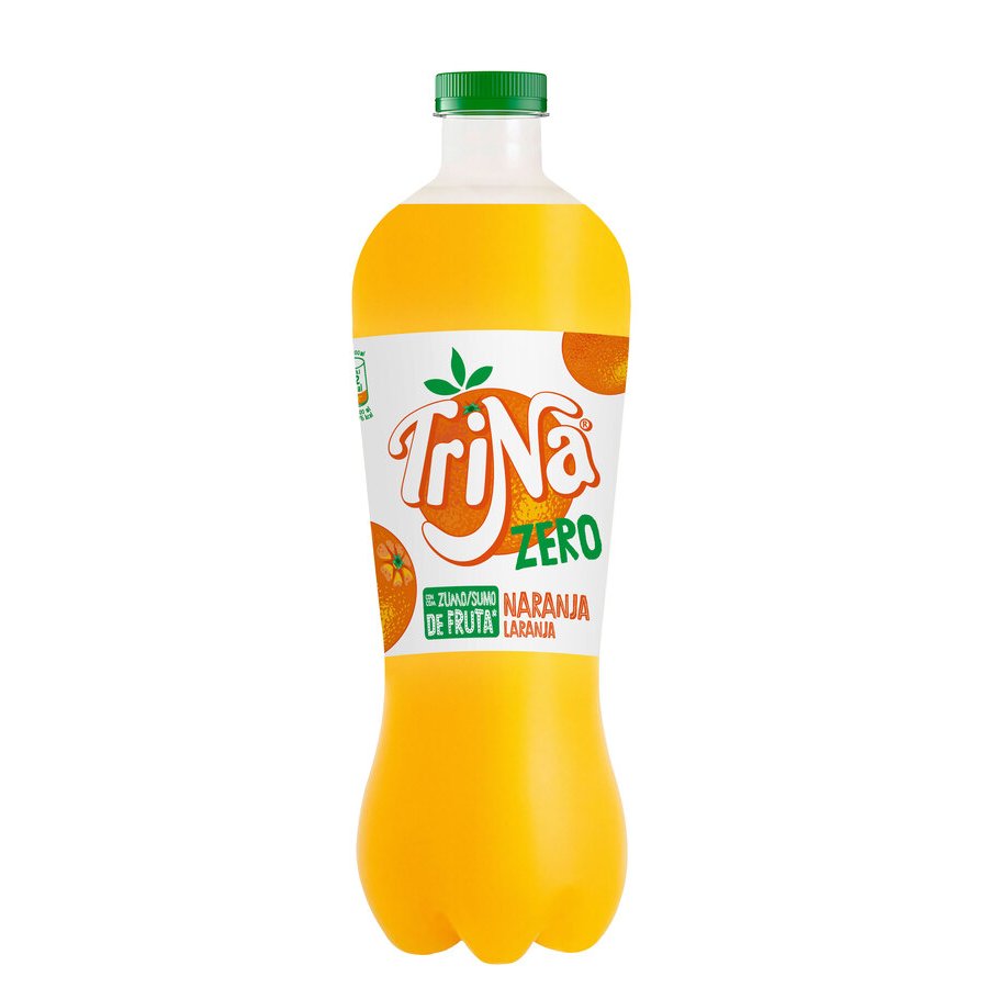 Refresco TRINA naranja zero botella 1,5 l