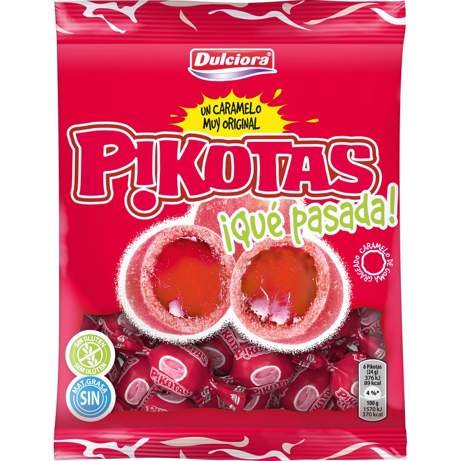 Caramelos DULCIORA Pikotas bolsa 100 g