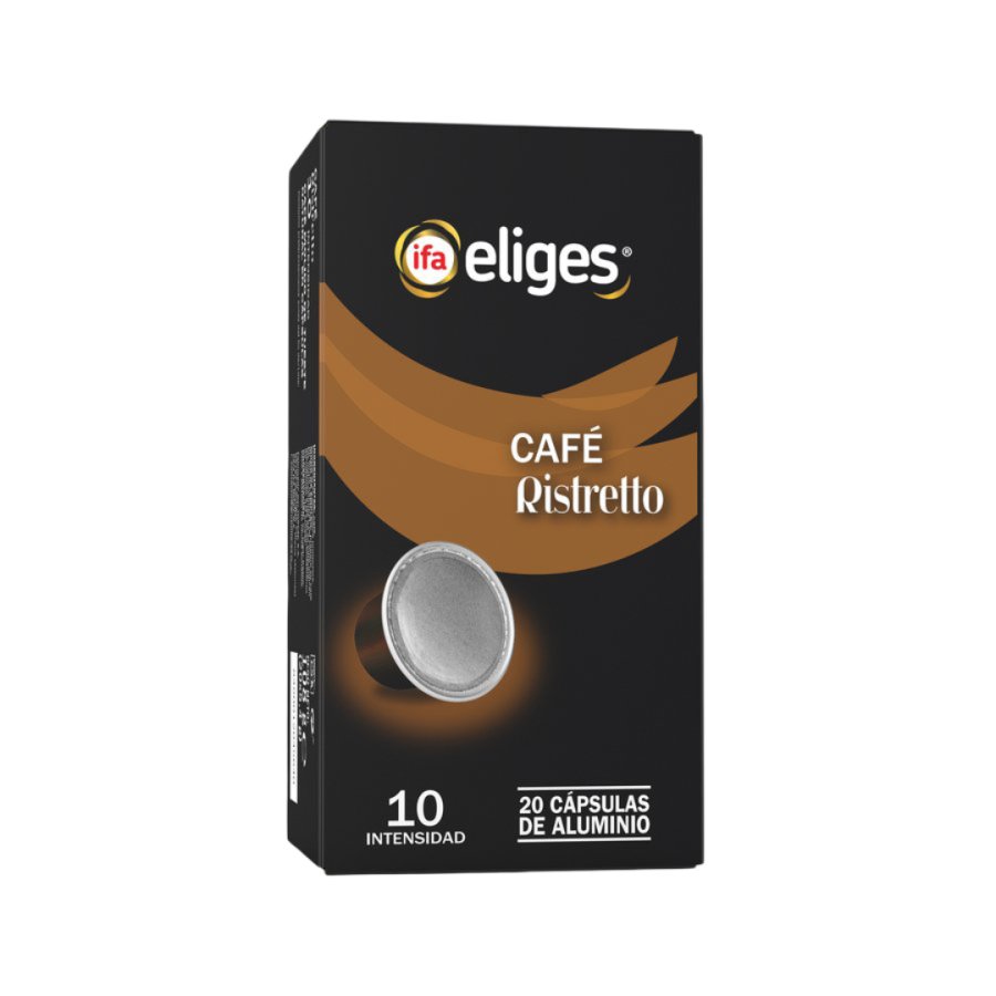 Café cápsulas IFA ELIGES Ristretto  20 unidades