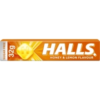 Caramelos HALLS mel e limón sen azucre unitario 32 g