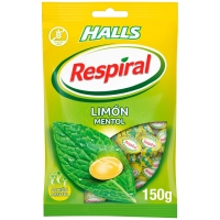 Caramelos HALLS RESPIRAL limón bolsa 150 g