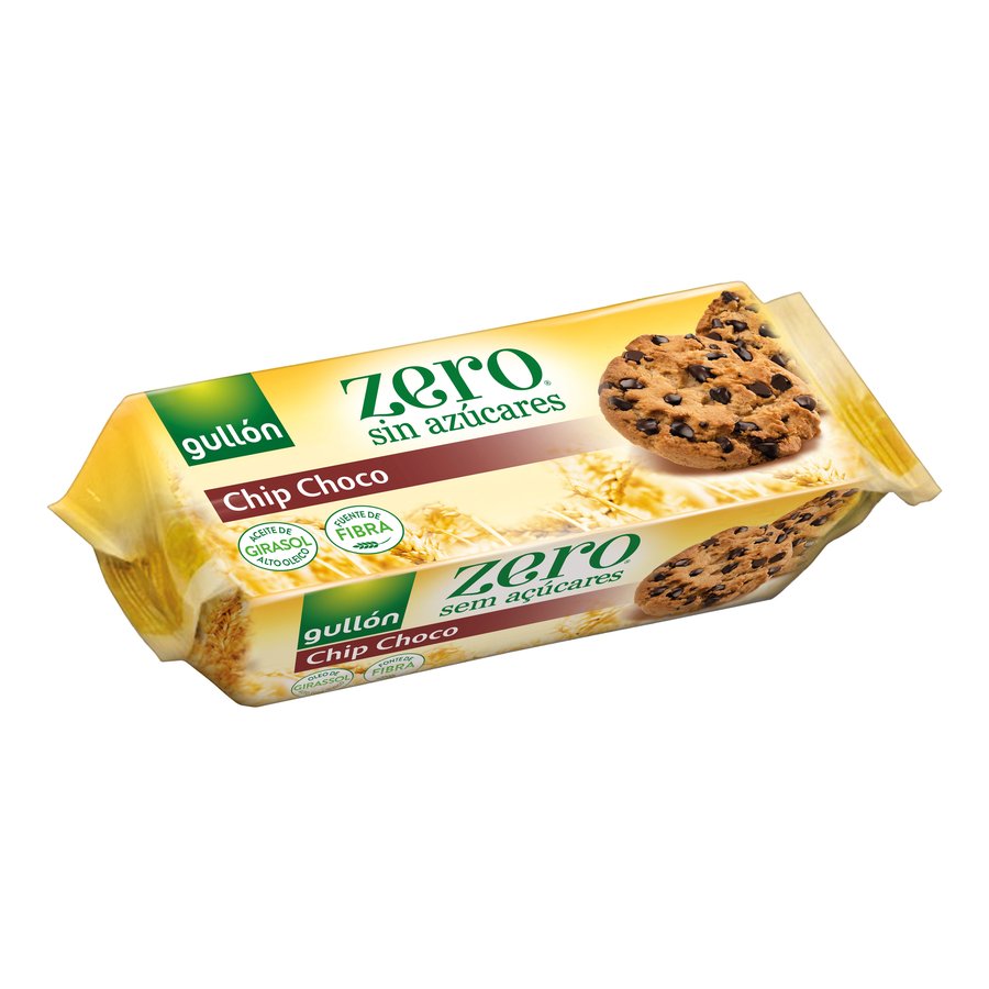 Galletas GULLON Zero chip choco sin azúcar 125 g
