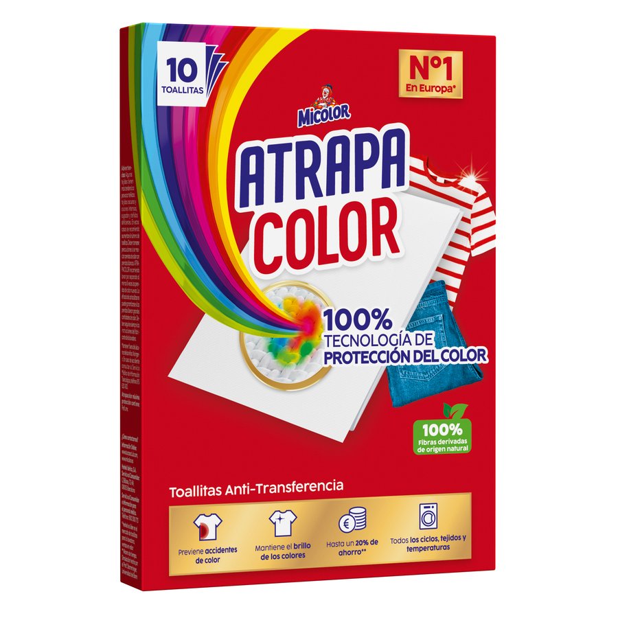 Toallitas atrapacolor MICOLOR 10 unidades