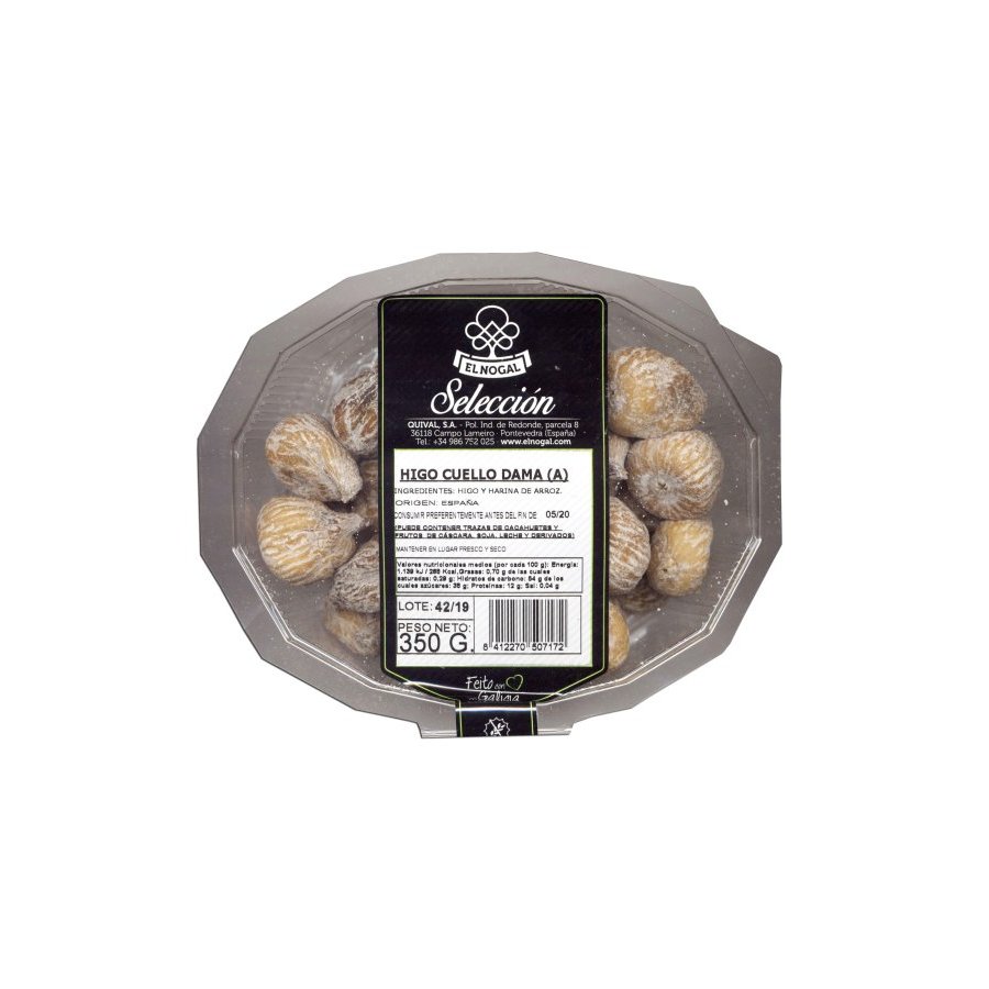 Higo cuello dama EL NOGAL tarrina 350 g