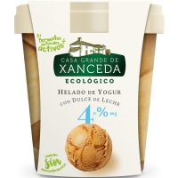 Xeado CASA GRANDE DE XANCEDA iogur con doce de leite Eco terrina 300g
