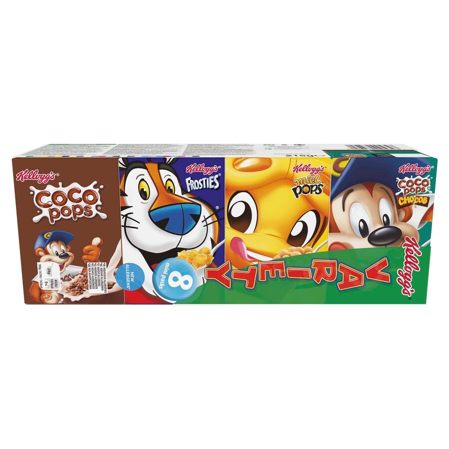 Cereales KELLOGGS 8 unidades Variety pack 220 g