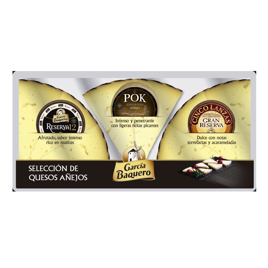Tabla de quesos añejos GARCÍA BAQUERO 300 g