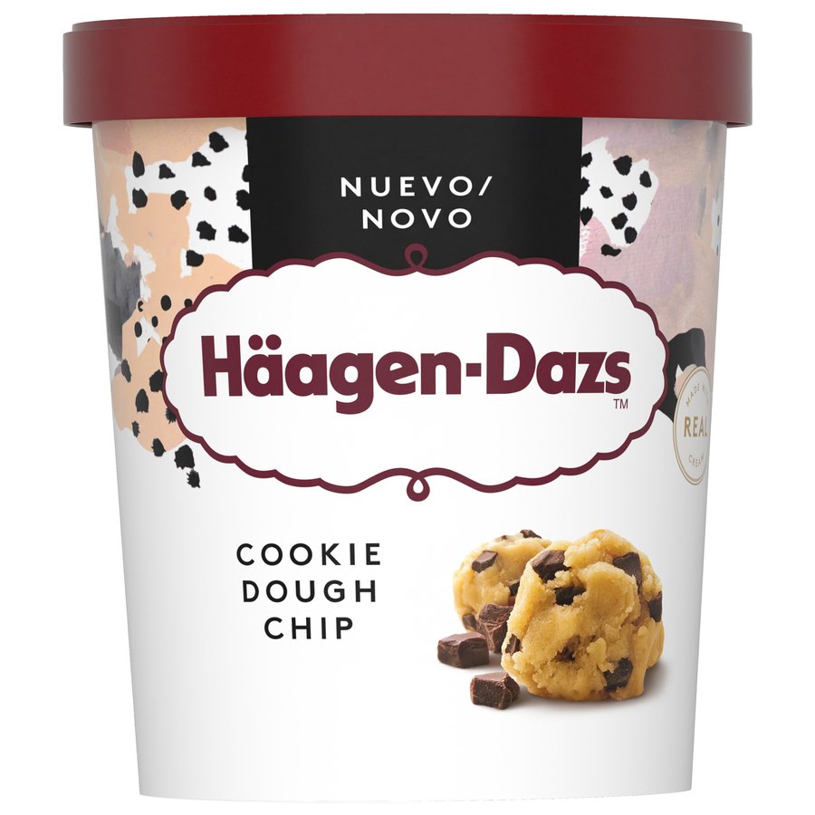 Helado HAAGEN DAZS Cookie Dough Chip 400 g