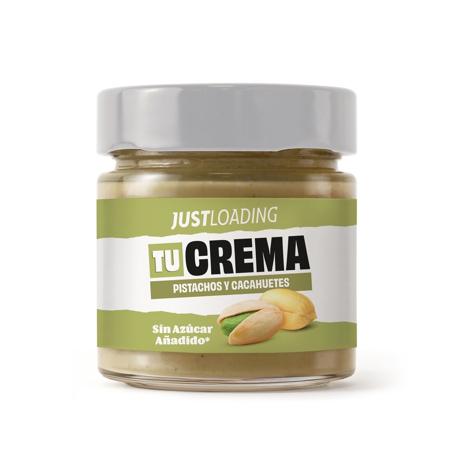 Crema pistacho-cacahuete JUSTLOADING 180 g