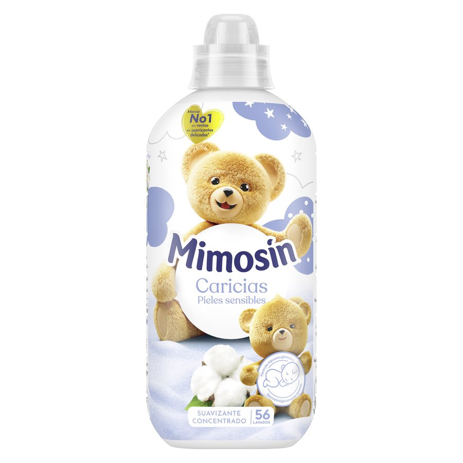 Suavizante concentrado MIMOSIN Caricias 56 lavados 952 ml